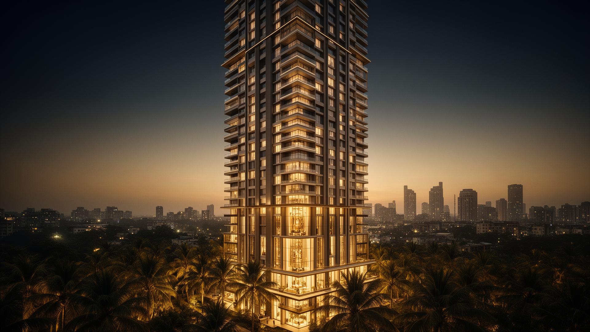 Roswalt Ryla tower exterior at twilight